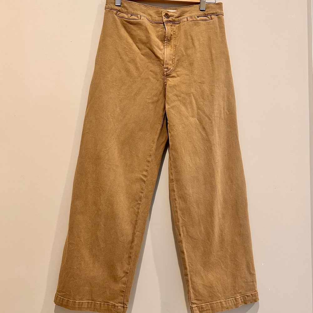Madewell Emmett Wide Leg Cropped Pants